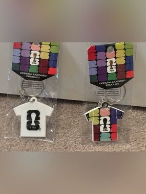 Multicolor FIFA World Cup Soccer 2026 Jersey Keychain Official Licensed Set New